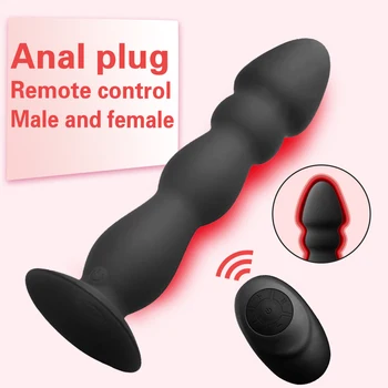 Anal, Vibrador Plug Anal Homens De Próstata Massageador Do Ponto De G Vibrador Estimulador De Vibração Do Plug Anal Para Homens, Mulher Sexo Anal Toy Sex Shop