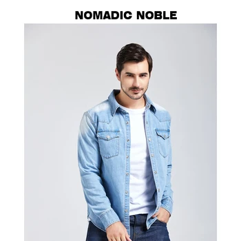 Nn 2021 novo chaqueta jeans, camisa de manga longa e jaqueta para homens puro algodão casaco de moda juventude brincalhão jeans jecket