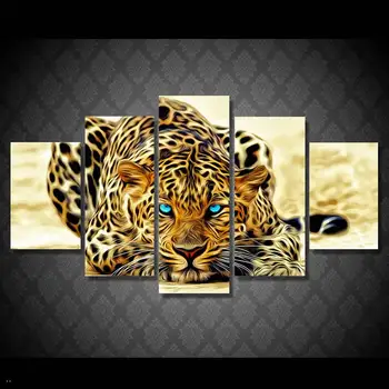 Hd Impresso Animal Tigre, Grupo De Pintura De Parede De Arte Da Lona Impressão De Decoração De Quarto De Impressão De Cartaz Tela Frete Grátis/90842