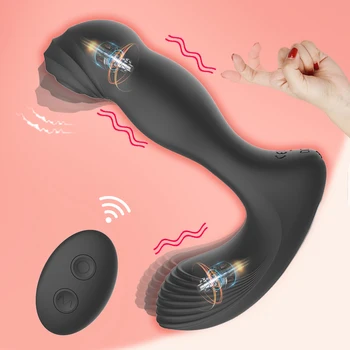 Vibrador Plug Anal Controle Remoto Vibradores Vibrador na Vagina Estimulador Masculino Próstata Massagem Erótica Brinquedos Sexuais para Adultos, casais