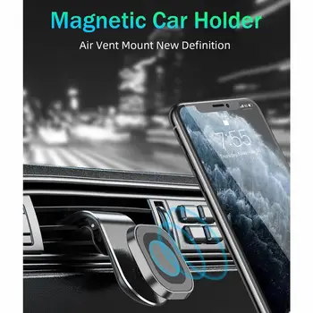 Rotação de 360 Graus Magnéticos Mãos Livres Titular para Auto Plus