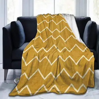 Flanela de Lã Jogar Cobertor Urbana em Ouro Macio, Colcha de Microfibra Cobertor de Lã Durável Decoração Perfeita para a Cama Quente