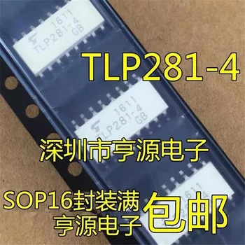1-10PCS TLP281-4 GB TLP281-4GB SOP-16 Em Stock