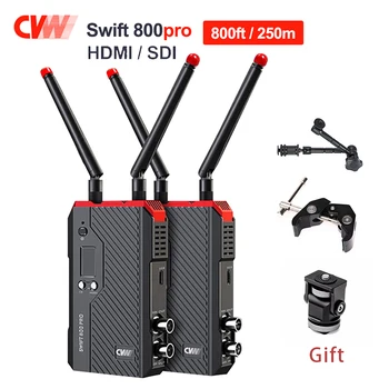 CVW SWIFT 800 pro Wireless de Transmissão de Vídeo 800ft HD SDI e HDMI imagem e Vídeo sem Fio Transmissor Receptor APLICATIVO de Telefone montioring